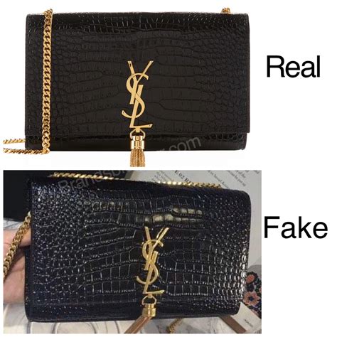 borse false ysl|how to spot a fake ysl bag.